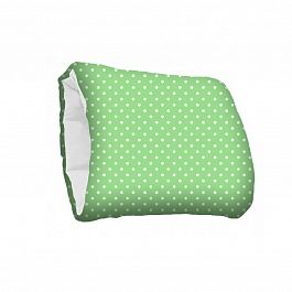 Подушка на руку Горошек зелёный